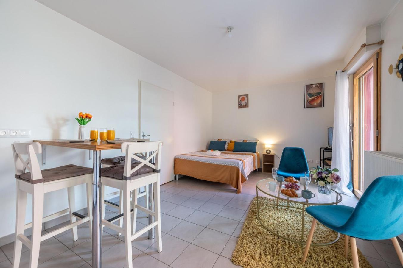 Superbe Appartement 1Min Metro7 Rez-De-Chaussee Aubervilliers Exteriör bild